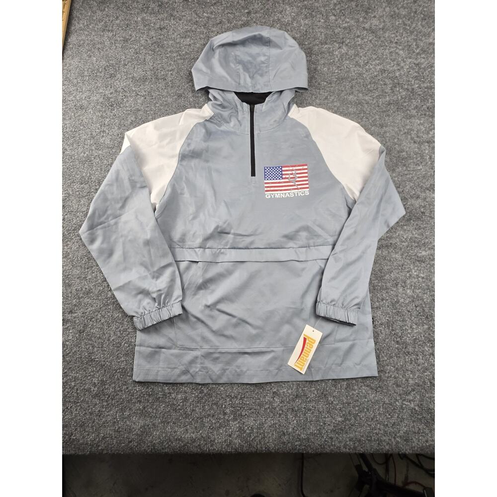 NWT PENNANT GYMNASTICS windbreaker 1/4 zip‎ hoodie YL #454